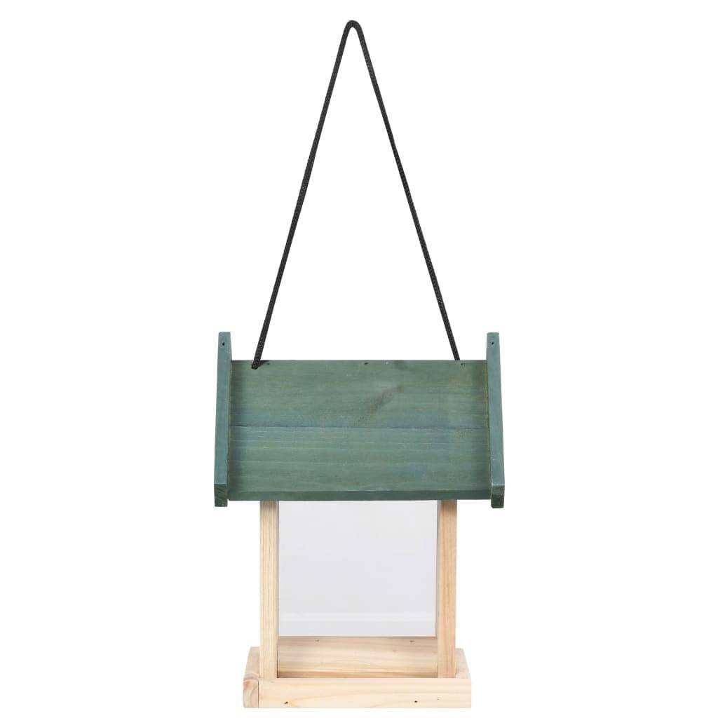 ComfortXL - Lot de 4 Mangeoires à oiseaux en bois de sapin à suspendre pour jardin Beige – ComfortXL Pet Living - Image 5