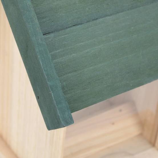 ComfortXL - Lot de 4 Mangeoires à oiseaux en bois de sapin à suspendre pour jardin Beige – ComfortXL Pet Living - Image 7