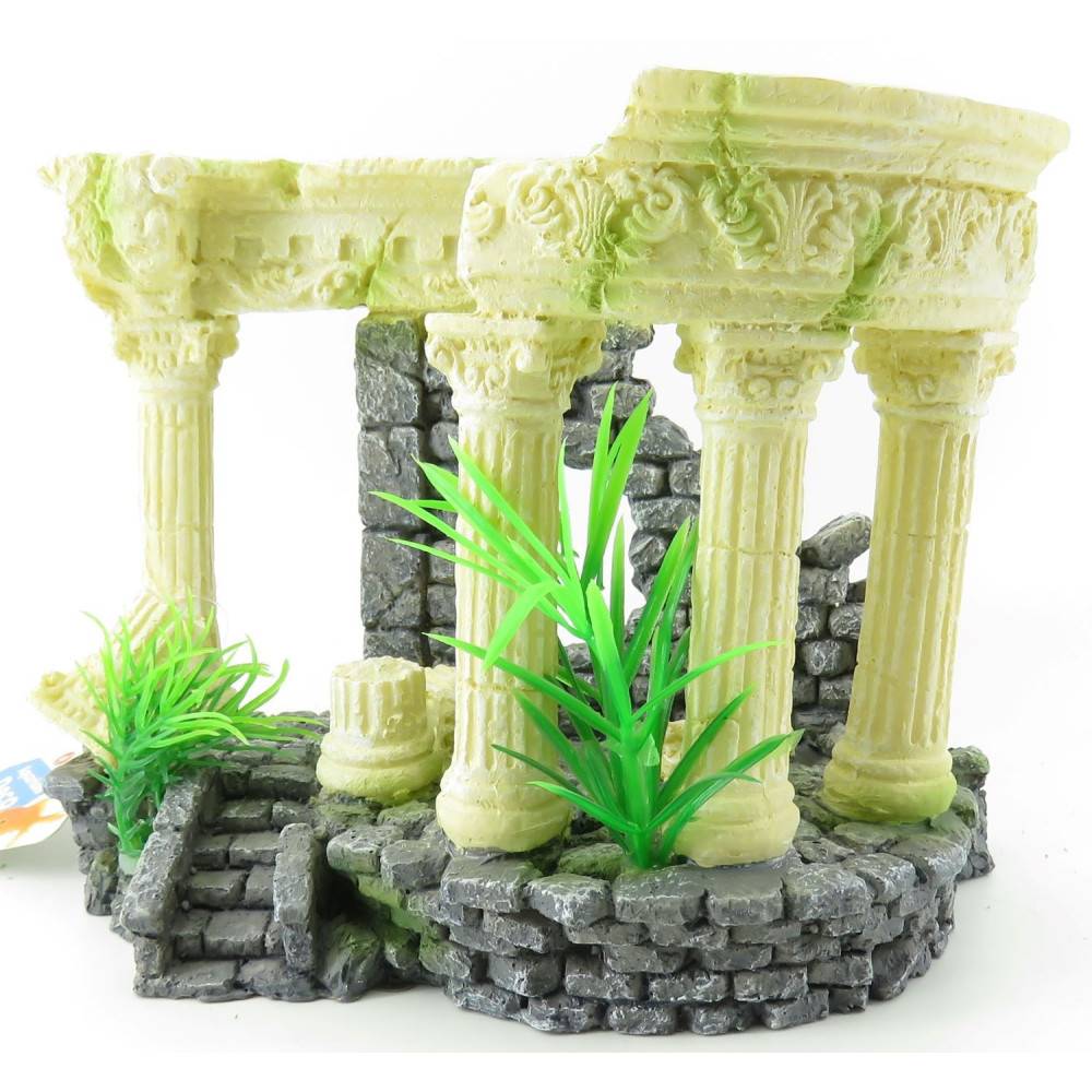 Ruine colossos colonnes. 21 x 11 x 15 cm. Décoration aquarium. - Image 6