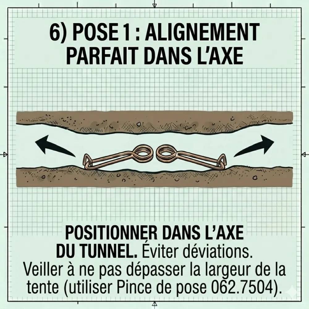 Lot de 10 pièges à taupes Putange traditionnels en acier cuivré + pince - Image 10