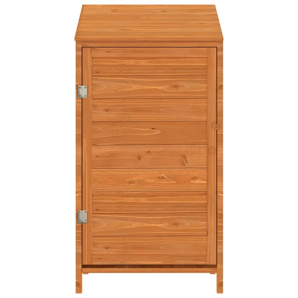 Abri de jardin 0.29m² - Cabane de jardin - Remise de jardin Marron 55x52x112 cm Bois de sapin solide MAISON CHIC - Image 3