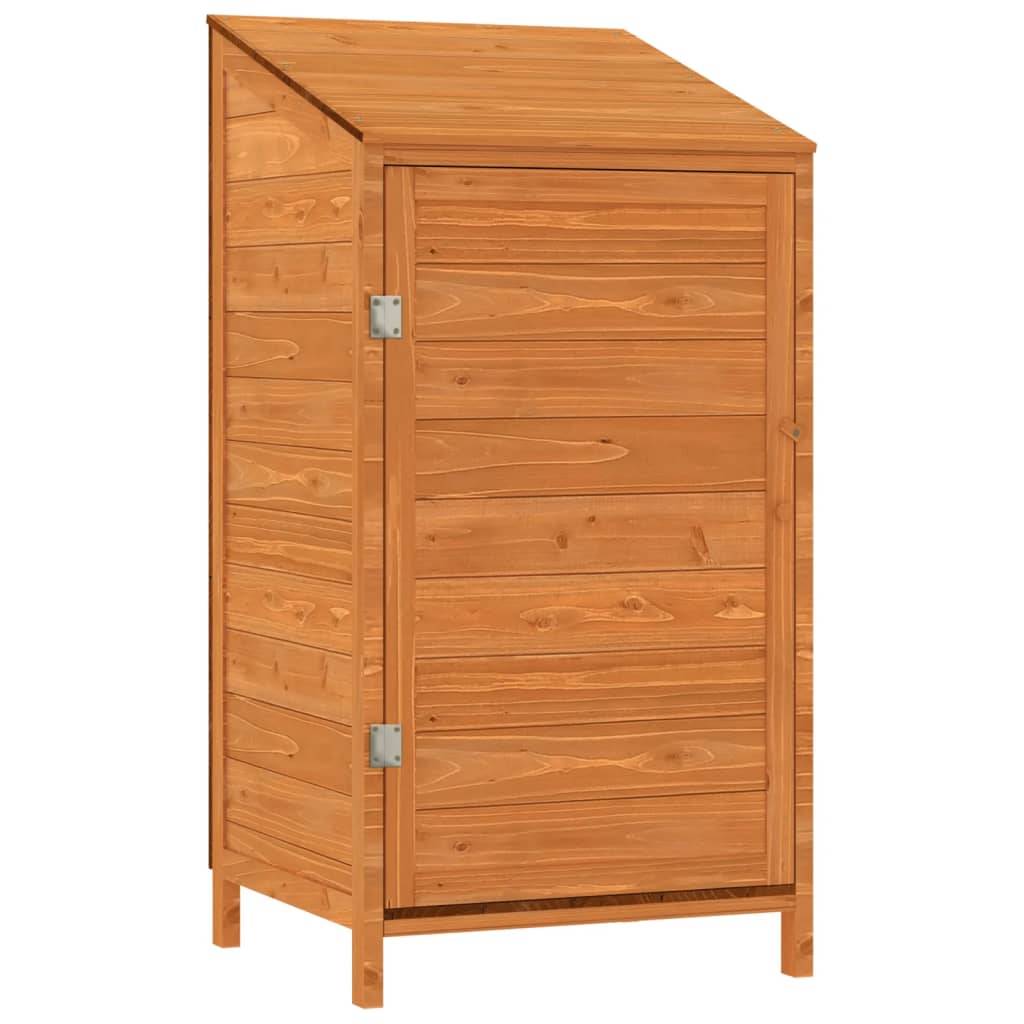 Abri de jardin 0.29m² - Cabane de jardin - Remise de jardin Marron 55x52x112 cm Bois de sapin solide MAISON CHIC - Image 1