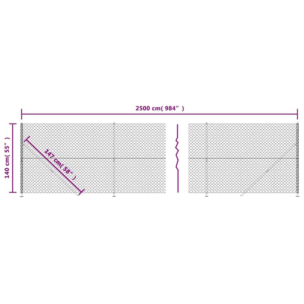 Prolenta Premium - Clotures - palissades  Lauren Anthracite  L.  25 X H. 1,4  - P87210A - Image 6