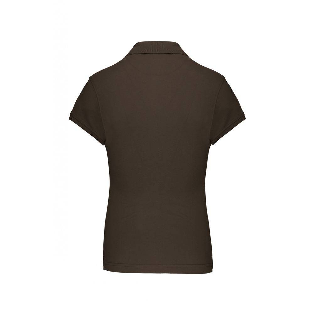 Polo de travail femme Kariban 100% coton Kaki Foncé L - Image 2