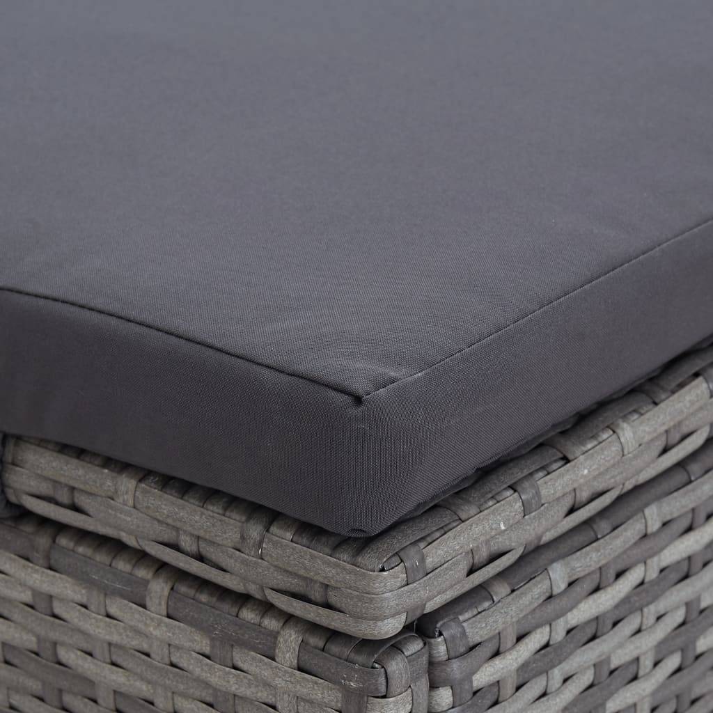 Prolenta Premium - Chaise longue pliante/transat  Vrenja Gris  194 X 120,5 X 110 cm  - P87209G - Image 7