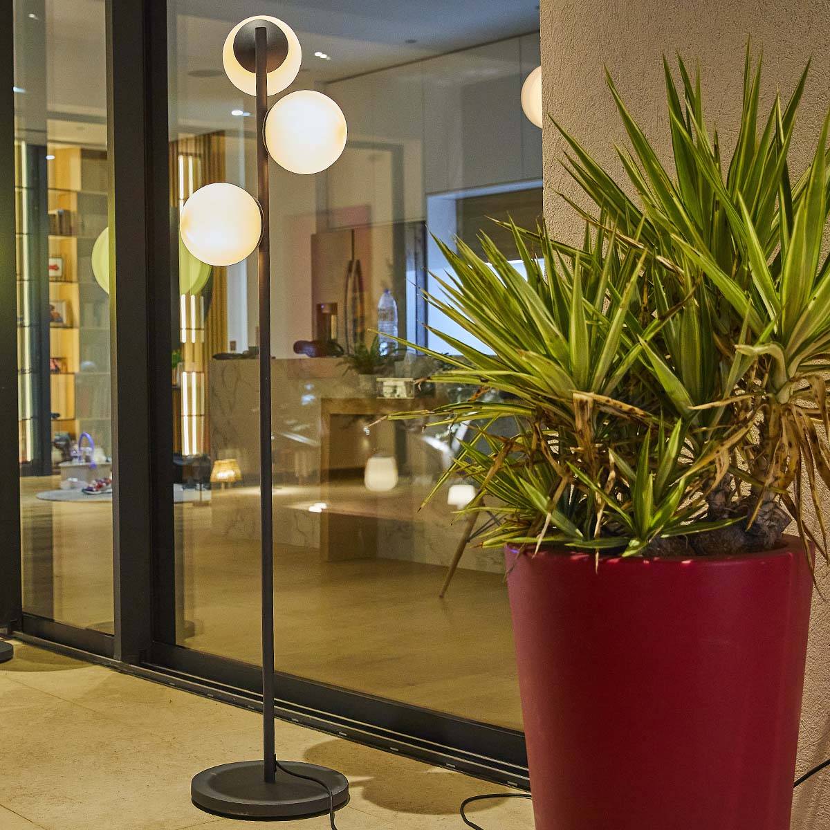 Lumisky - Lampadaire d'extérieur filaire GLOBY TREE E27 H175cm - Image 2