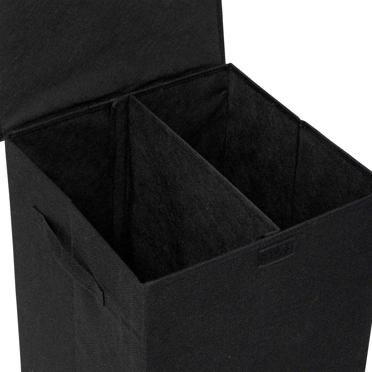 Panier à Linge Avec Séparateur "Colors" 74L Noir Khol - Image 4