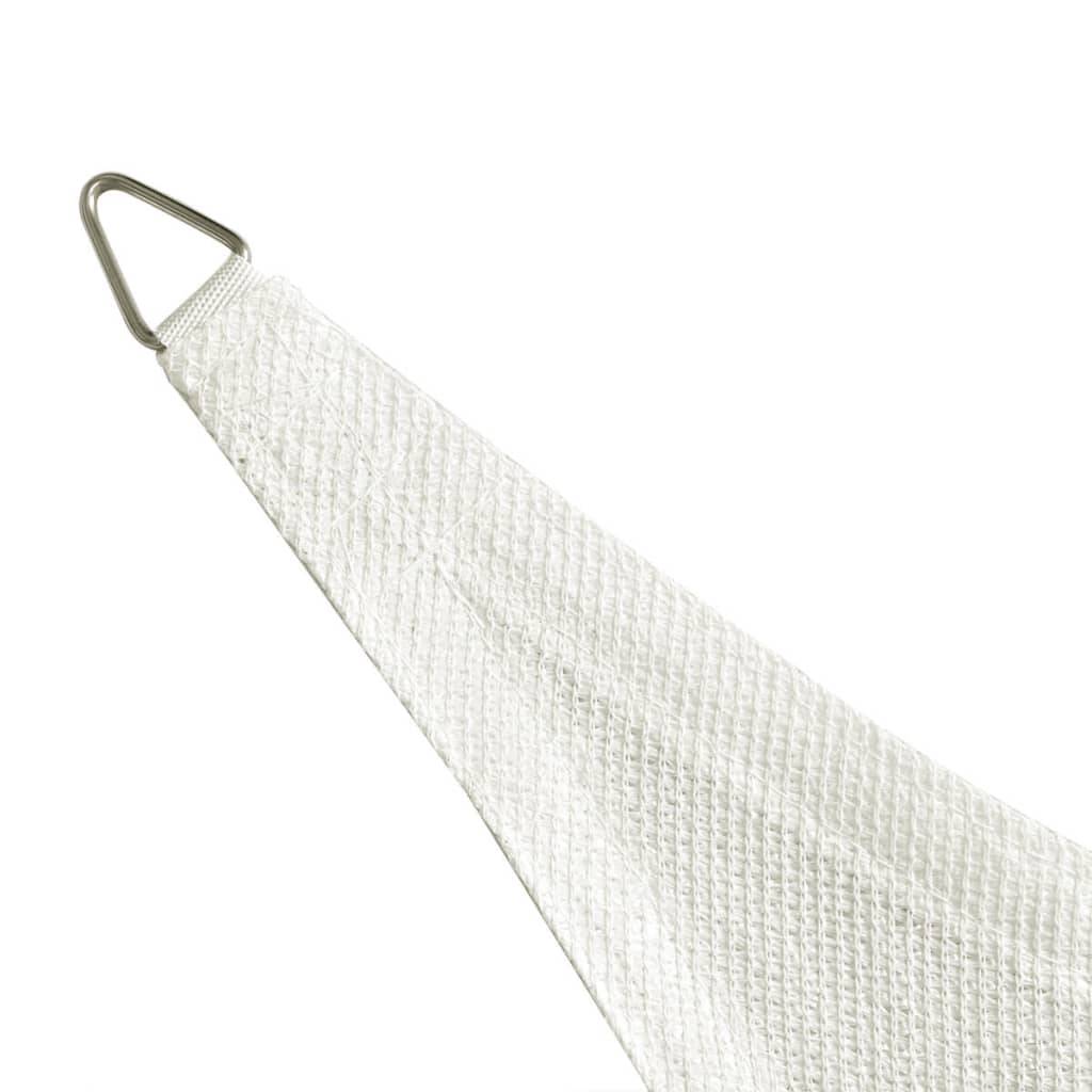 Helloshop26 - Voile toile d'ombrage parasol PEHD rectangulaire 2 x 4 m blanc - Image 3