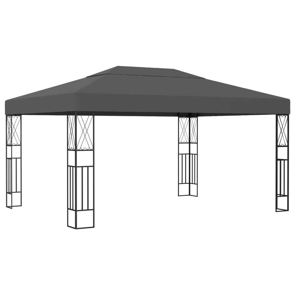 Vidaxl - Tonnelle 3x4 m Anthracite Tissu vidaXL 48008