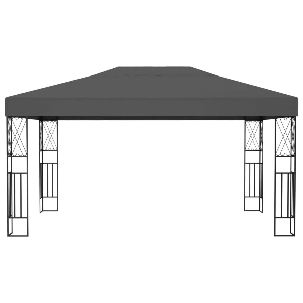 Vidaxl - Tonnelle 3x4 m Anthracite Tissu vidaXL 48008 - Image 7