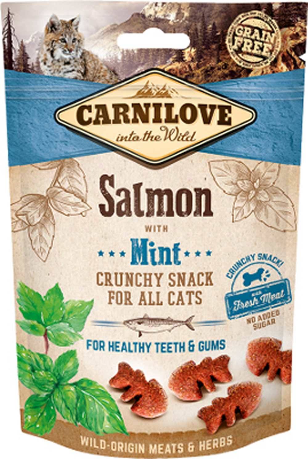 Carnilove - Carnilove - Friandises Sans Céréales Crunchy Saumon & Menthe pour Chat - Image 1