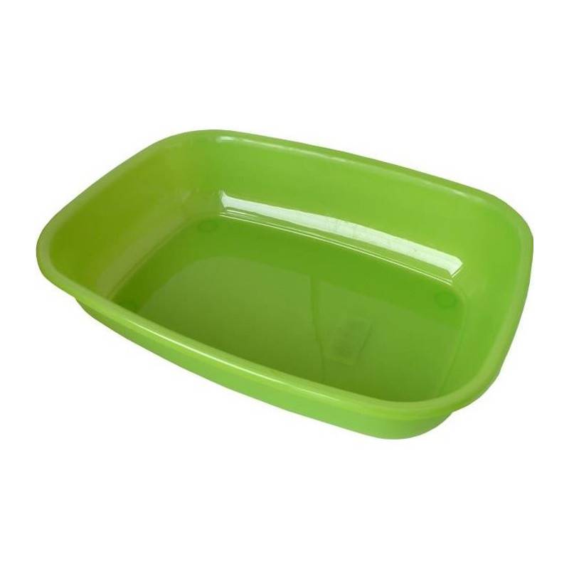 Aime Bac A Litiere Sans Rebord - Bords Arrondies - 43 X 31 X 10 Cm - Pour Chat - Image 1