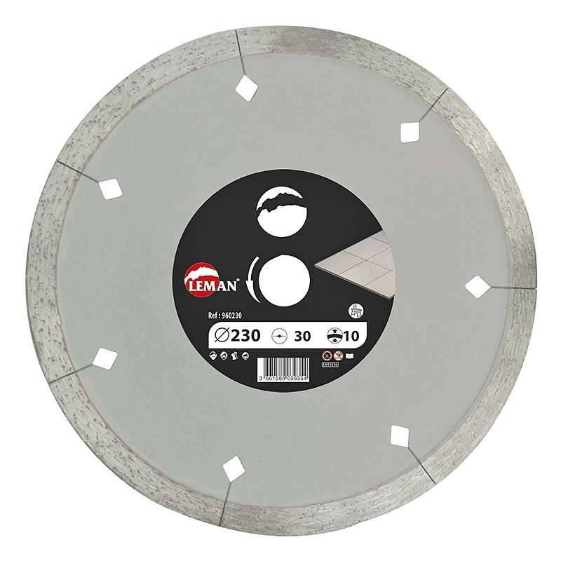 Disque Diamant LEMAN segment lisse - taille 230 x 30 - LEMAN - Image 2