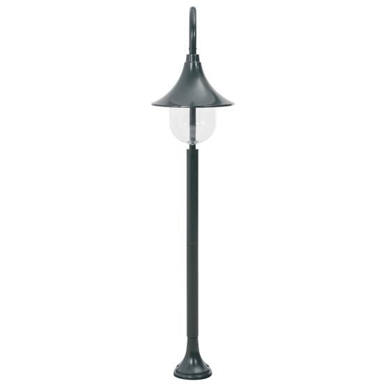Lampadaire de jardin - Lampadaire d'extérieur E27 120 cm Aluminium Vert foncé MP522 - Image 3