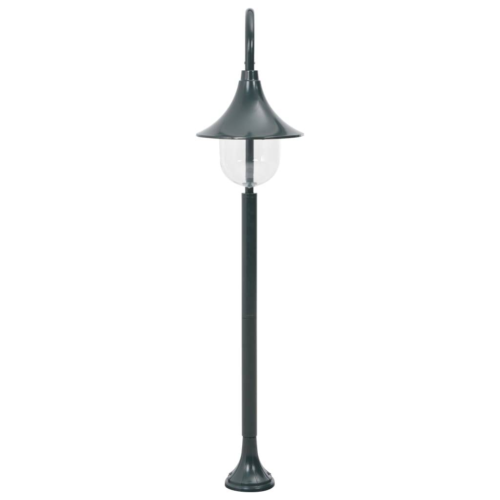 Lampadaire de jardin - Lampadaire d'extérieur E27 120 cm Aluminium Vert foncé MP522 - Image 3