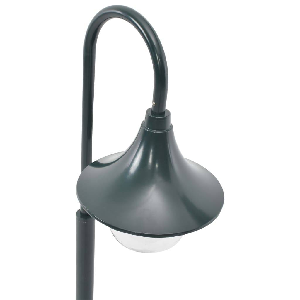 Lampadaire de jardin - Lampadaire d'extérieur E27 120 cm Aluminium Vert foncé MP522 - Image 5