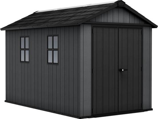 Keter - Abri de jardin Newton Plus 7511 - 7,2 m² - Gris Aspect bois - KETER - Image 1