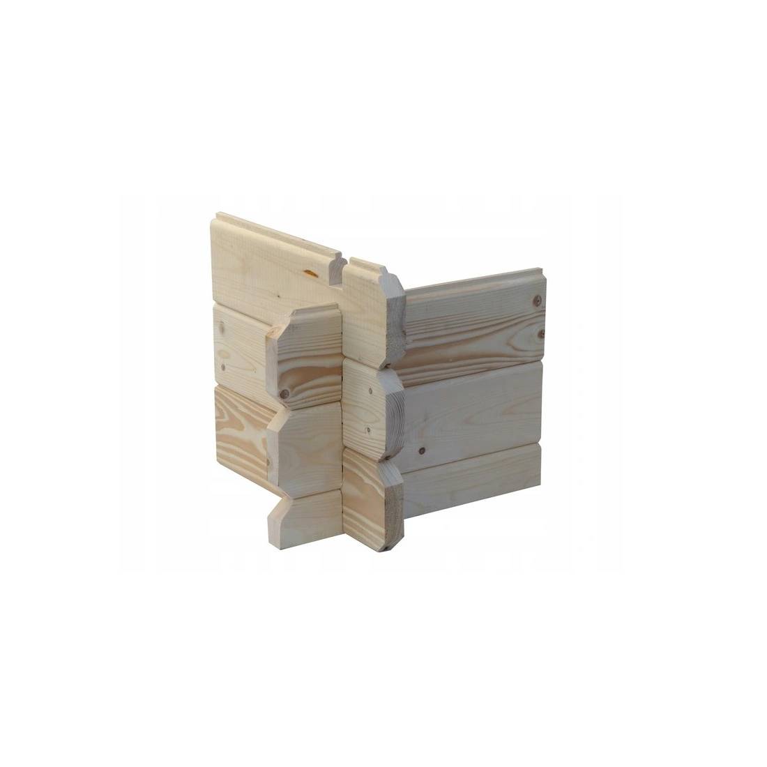 Altanka - Abri de jardin en bois - 12m2 - 3x4m - Ep. 28mm - Couleur: naturel - DOM661 - ALTANKA - Image 5