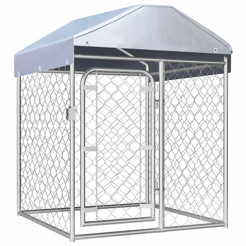 Vidaxl - Chenil extérieur avec toit 100 x 100 x 125 cm vidaXL 144491 - Image 1
