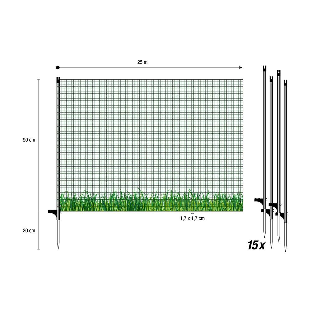 Horizont - Filet Flex petites mailles, 0.90 x 25 m - Image 2
