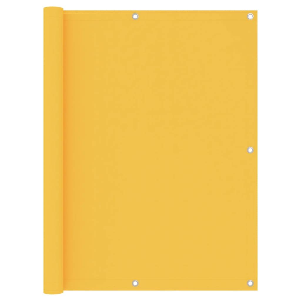 Helloshop26 - Écran de balcon brise pare vue protection confidentialité 120 x 300 cm tissu oxford jaune - Image 1