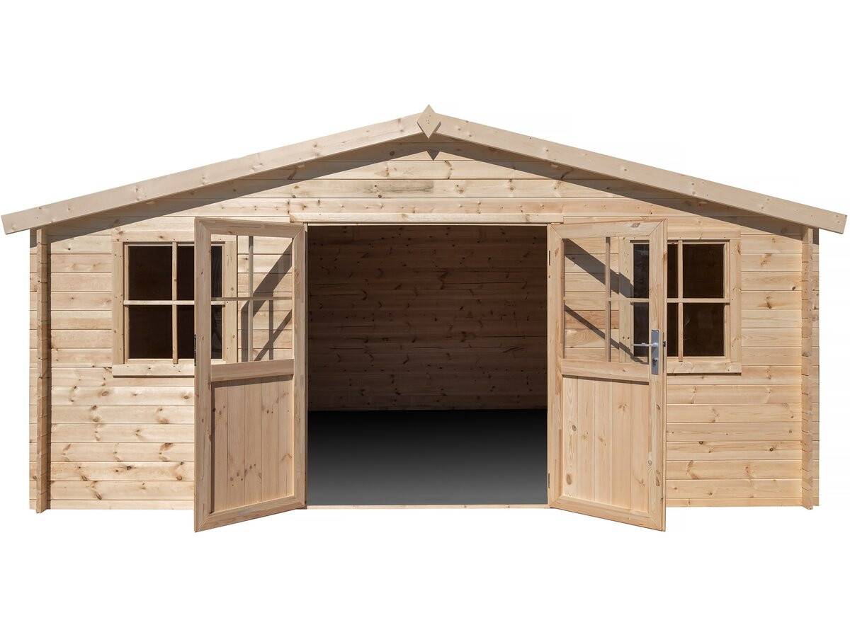 Abri De Jardin Bois "alex" - 20.20 M² - 4.80 X 4.00 X 2.39 M - 28 Mm -habitat Et Jardin - Image 3
