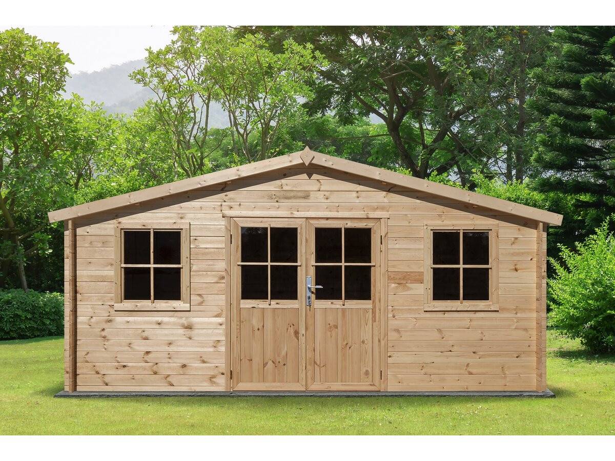 Habitat Et Jardin - Abri De Jardin Bois "alex" - 20.20 M² - 4.80 X 4.00 X 2.39 M - 28 Mm -habitat Et Jardin - Image 2
