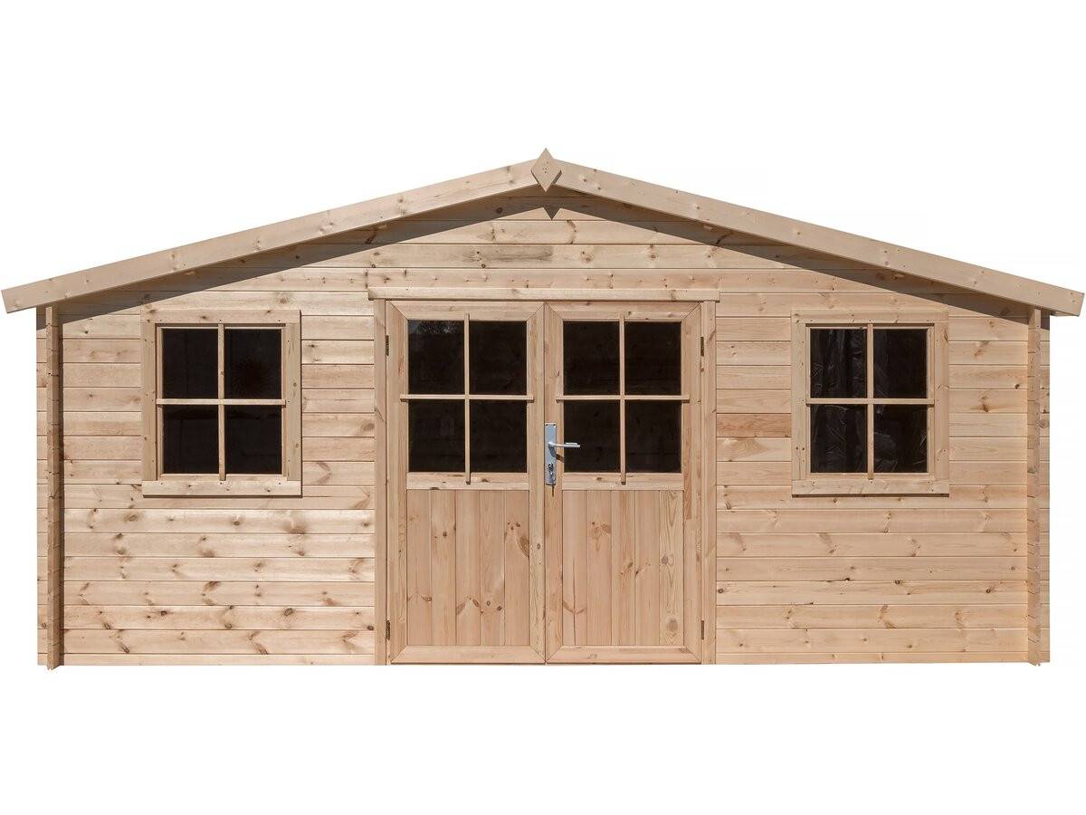 Habitat Et Jardin - Abri De Jardin Bois "alex" - 20.20 M² - 4.80 X 4.00 X 2.39 M - 28 Mm -habitat Et Jardin