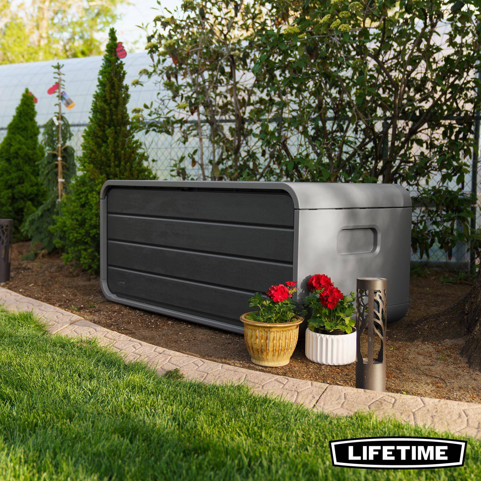 Lifetime - Coffre de rangement exterieur résine Modern Box 515L LIFETIME #60367 - Image 6
