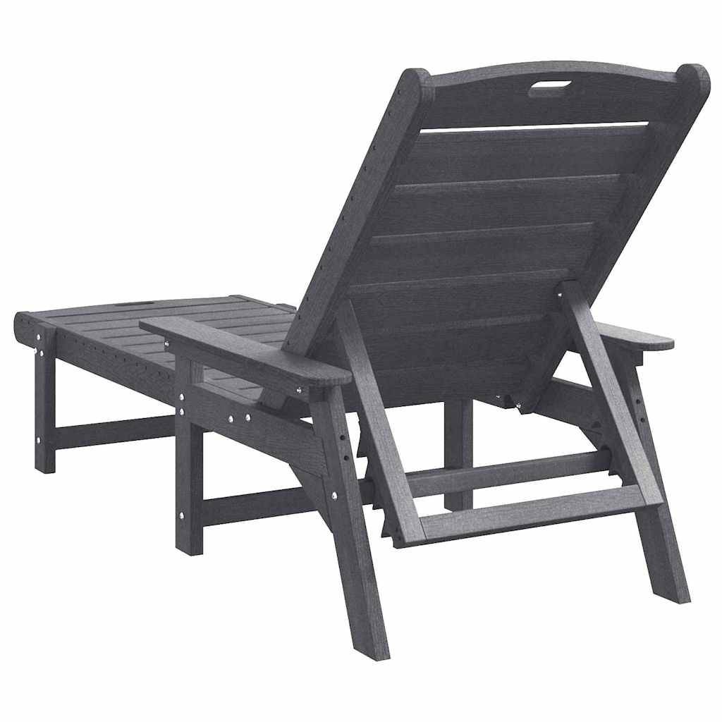PANGIVO - Transat Gris clair HDPE 195,5 x 53 x 98,5 cm - PANGIVO - Image 6