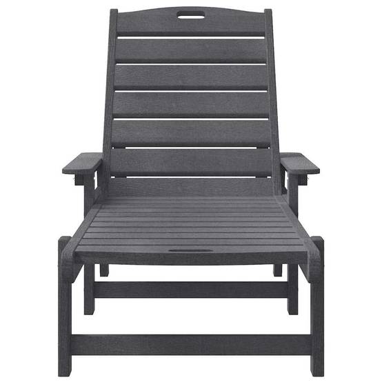 PANGIVO - Transat Gris clair HDPE 195,5 x 53 x 98,5 cm - PANGIVO - Image 4