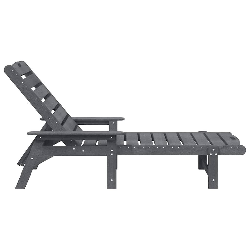 PANGIVO - Transat Gris clair HDPE 195,5 x 53 x 98,5 cm - PANGIVO - Image 5