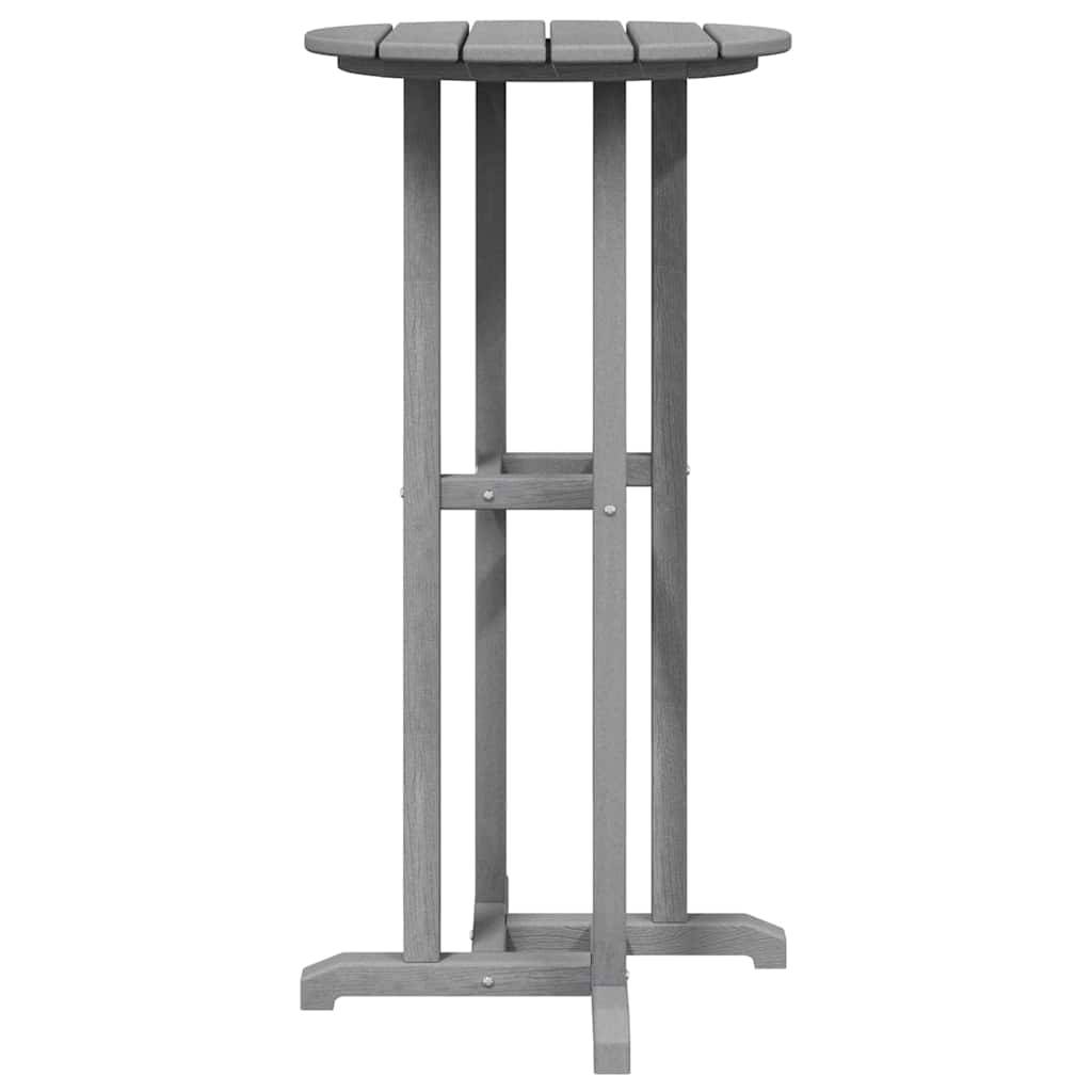3pcs Salon De Jardin - Ensemble de bar de jardin Gris clair HDPE g91 - Image 6