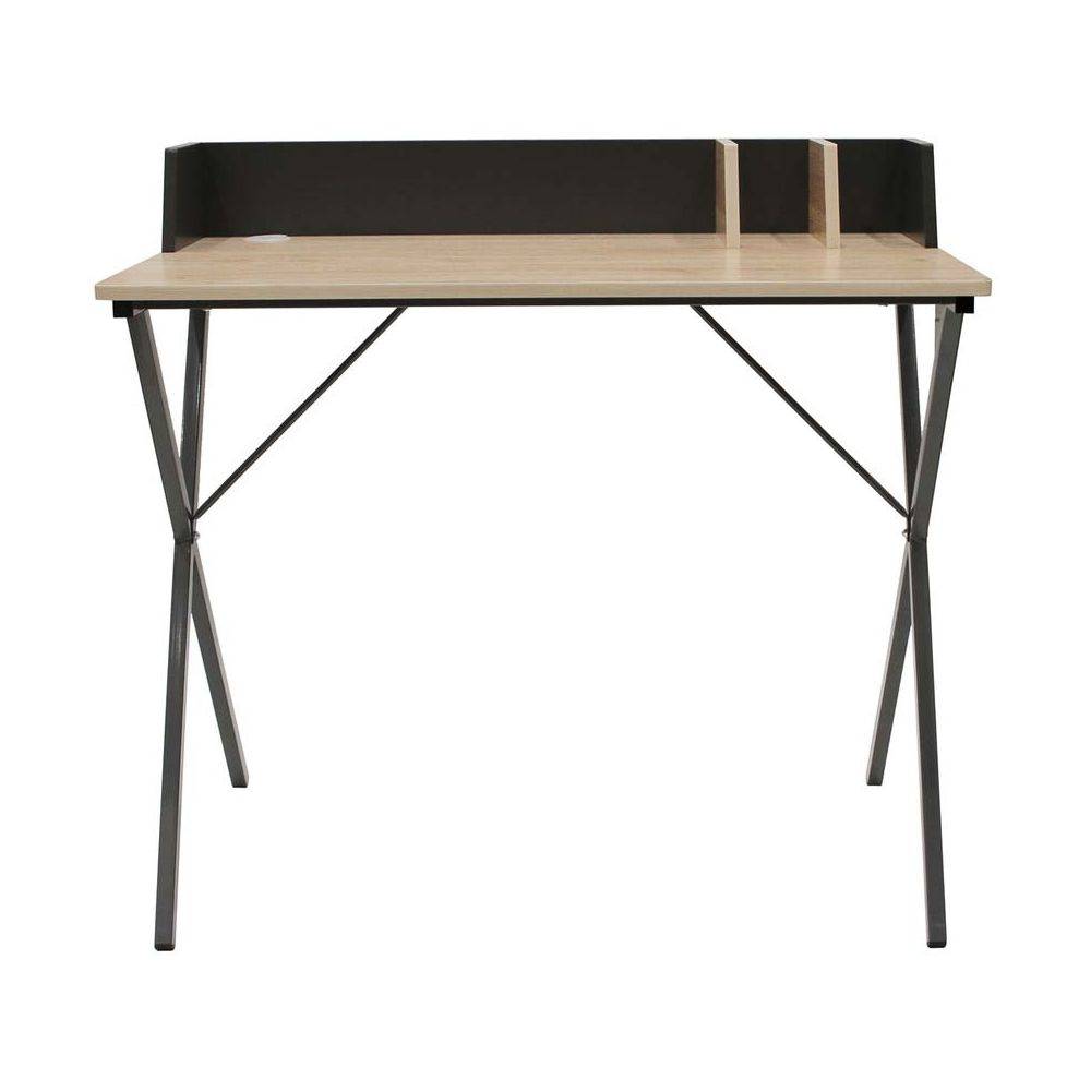 The Home Deco Factory - Bureau en bois et métal Brice - Image 4