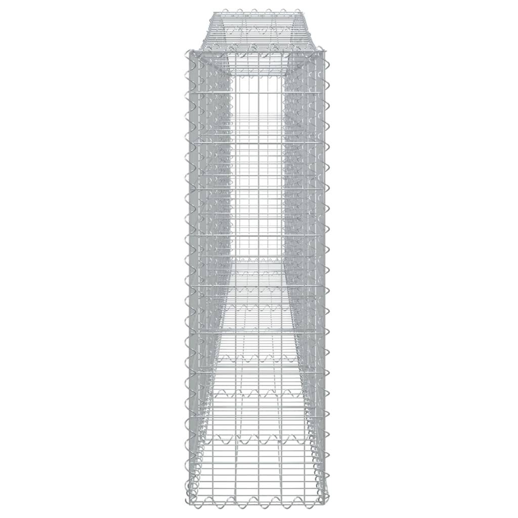 Vidaxl - Panier de gabions arqué 400x30x100/120 cm Fer galvanisé vidaXL 153405 - Image 5