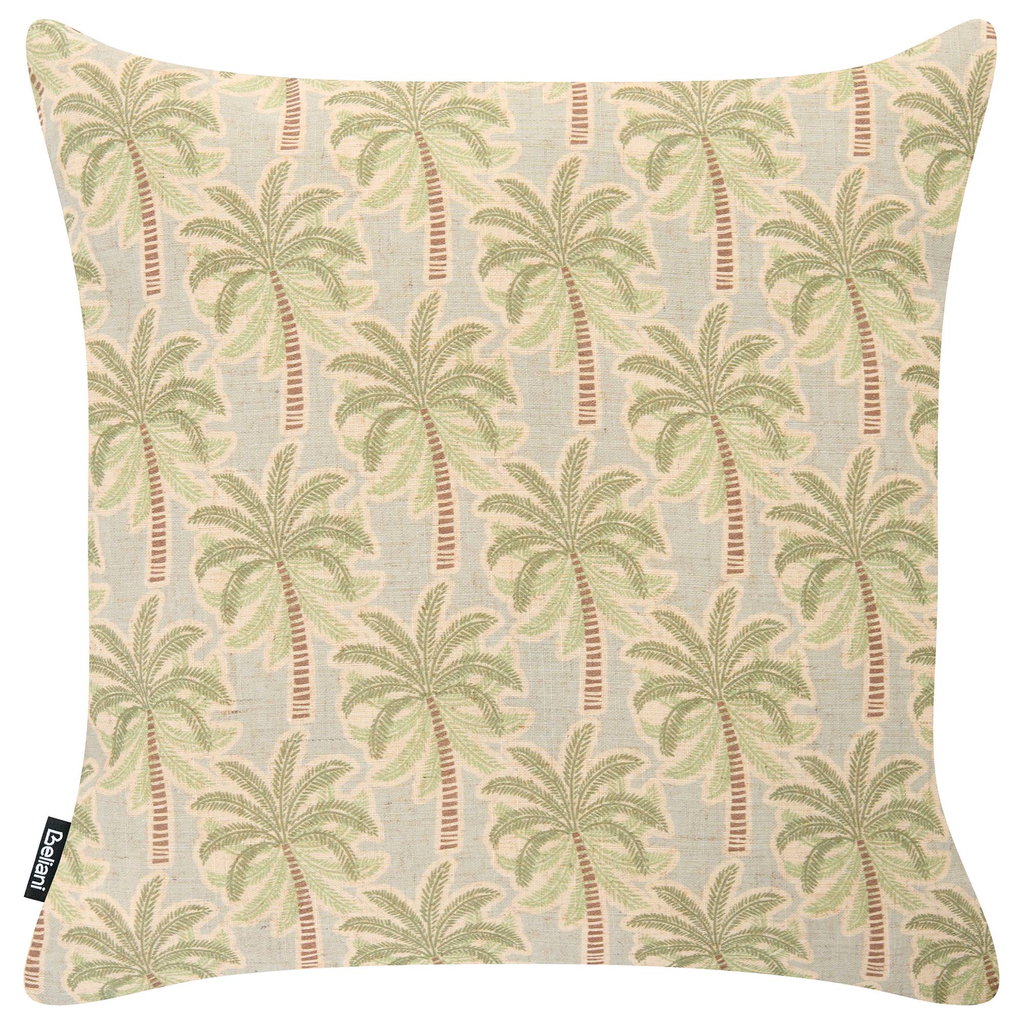 Beliani - Coussin d'extérieur Polyester Beige/vert CALIA - 45x45x10- Beliani - Image 4