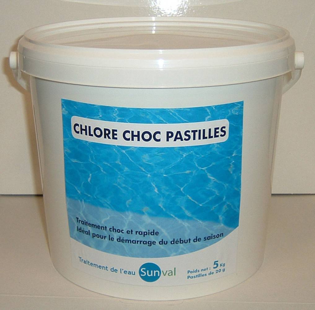 Centrale Brico - Chlore choc piscine, pastille 5 kg Centrale Brico - Image 1
