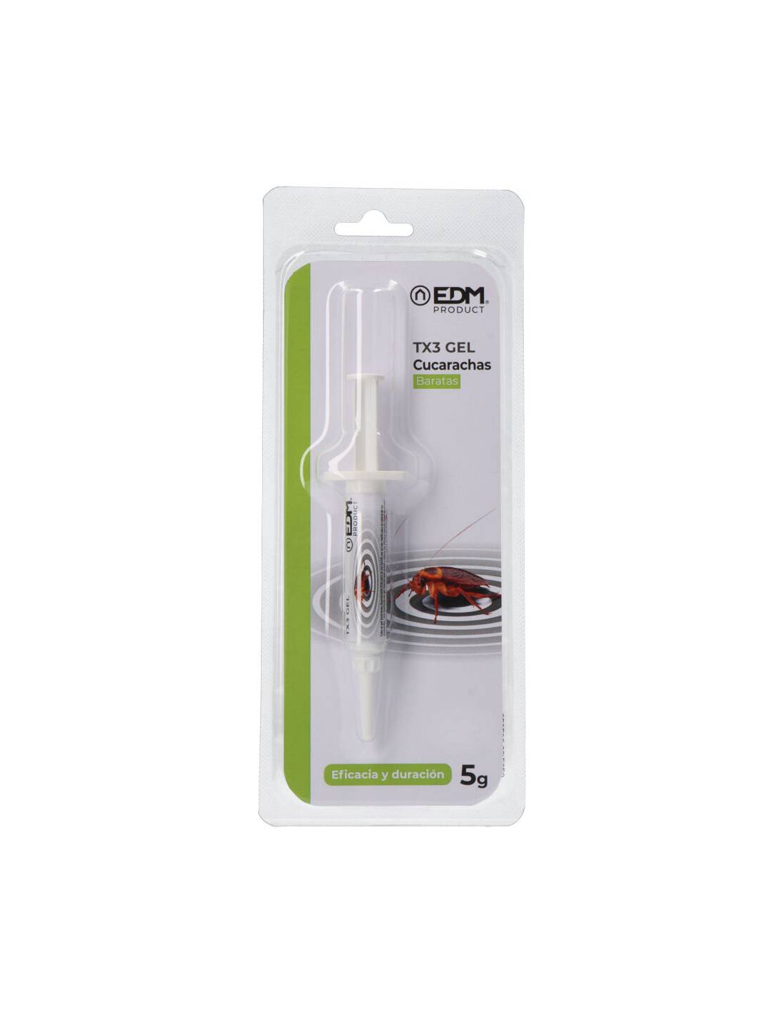 Seringue Gel Anti Cafards Tx3 Traitement Longue Durée Blattes - Edm - Image 1