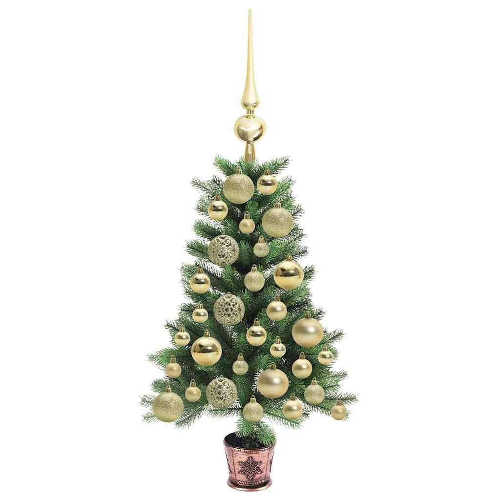 ComfortXL - Petit Sapin de Noël Lumineux 65 cm en PE, Ambiance Fêtes avec 150 LED et Kit 61 Boules – ComfortXL Outdoor Living - Image 4
