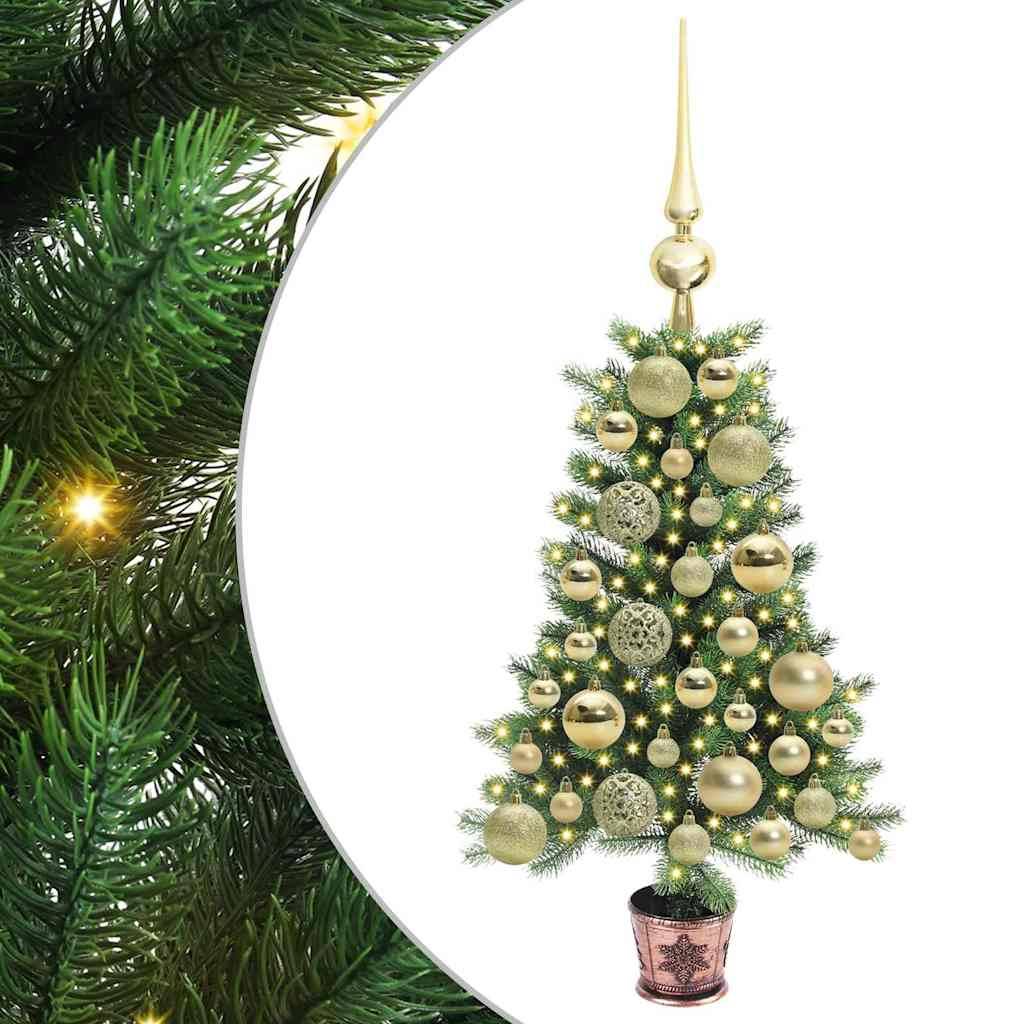 ComfortXL - Petit Sapin de Noël Lumineux 65 cm en PE, Ambiance Fêtes avec 150 LED et Kit 61 Boules – ComfortXL Outdoor Living - Image 2