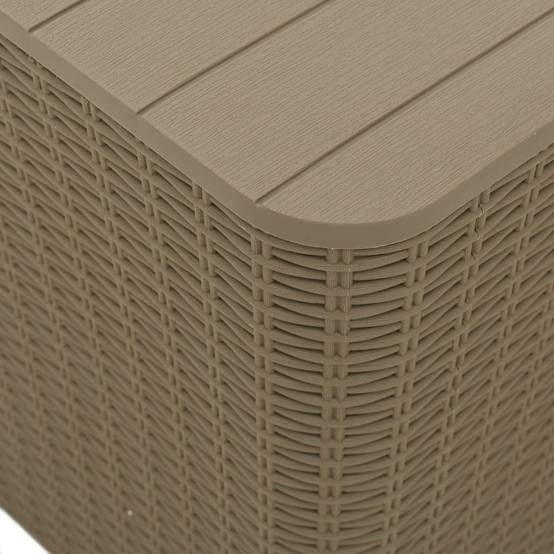 Table bois composite Prolenta Naturel 38,5 X 38,5 X 42 cm - P87209N - Image 7