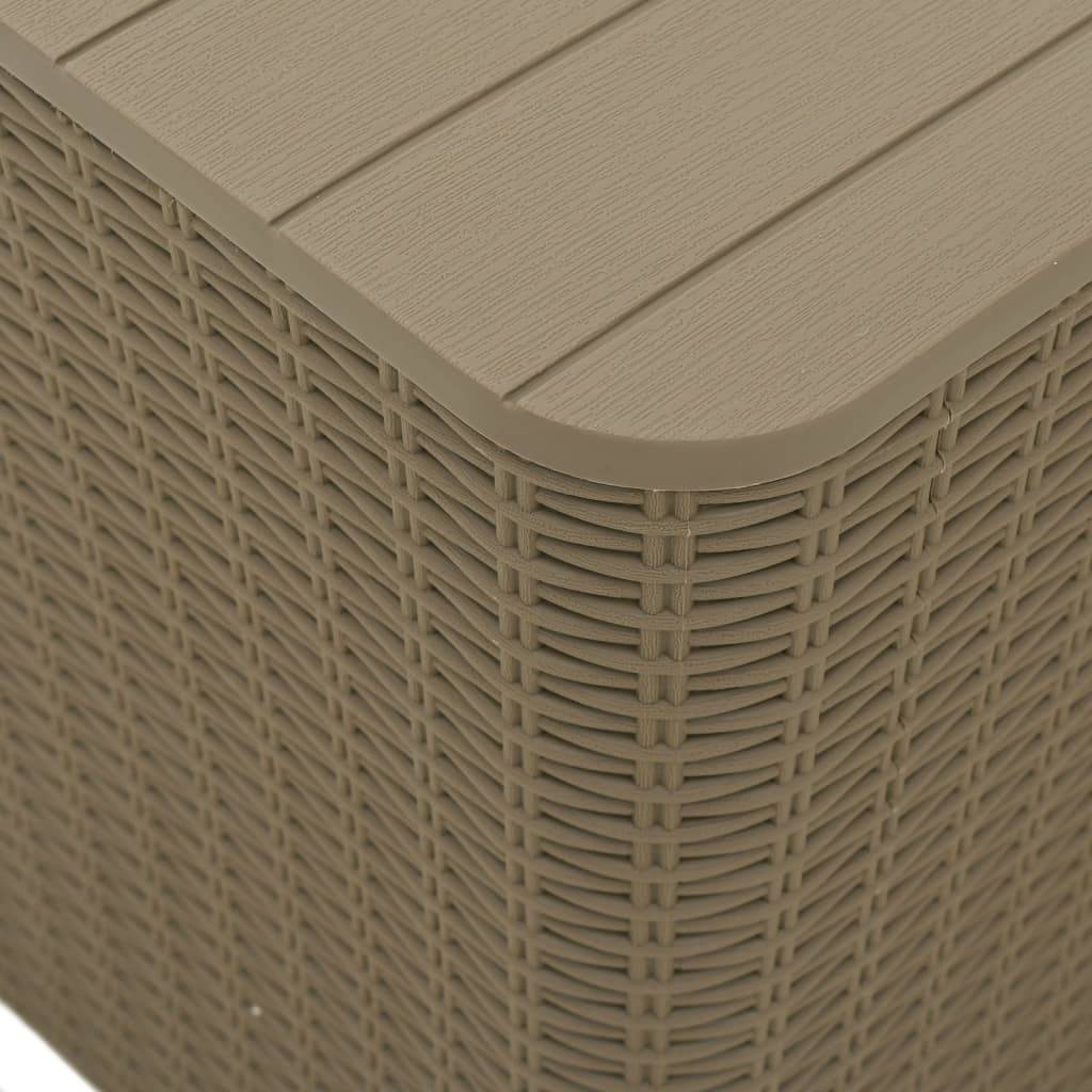 Table bois composite  Prolenta Naturel  38,5 X 38,5 X 42 cm  - P87209N - Image 7