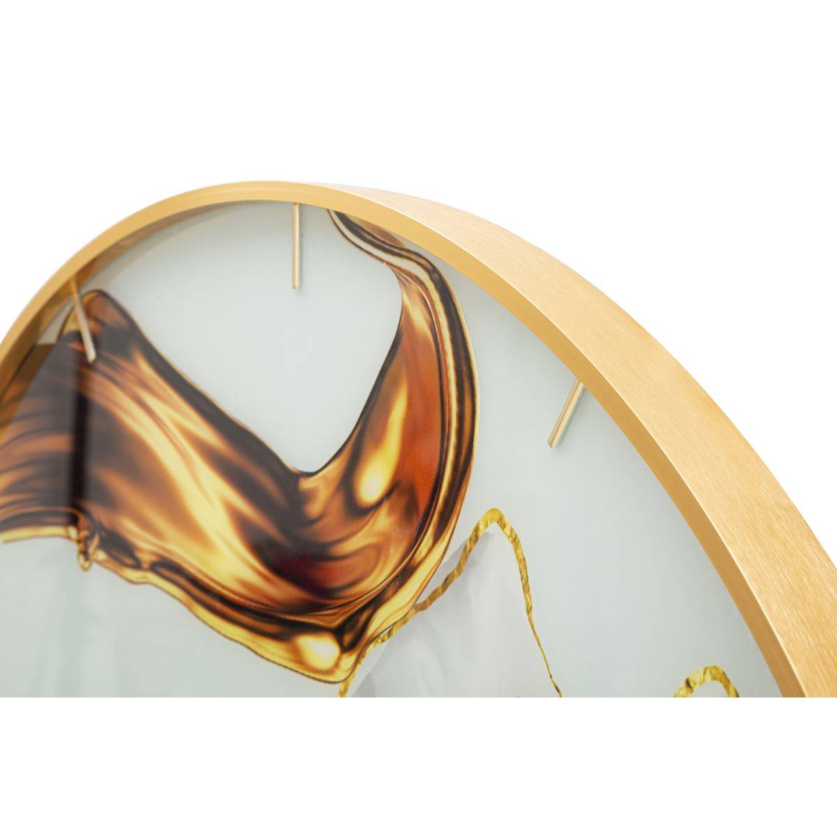 Horloge Murale en Verre "Rose" 80cm Multicolore - Image 4