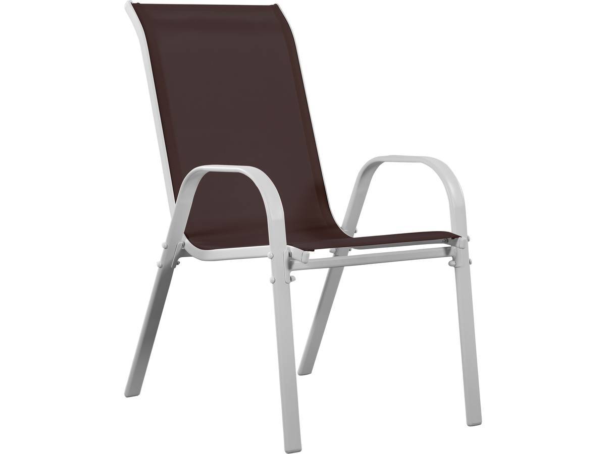 Fauteuil Jardin Textilène "cordoba" - Phoenix - Taupe - Lot De 4 -habitat Et Jardin - Image 2