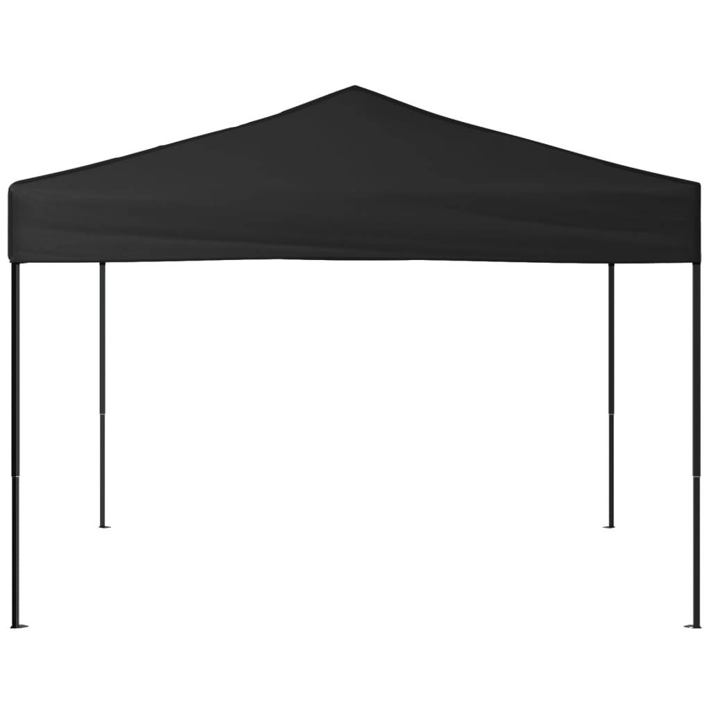 Tente de réception pliable - Tonnelle de jardin - Barnum Noir 3x3 m - MEUBLE PRO - Image 3
