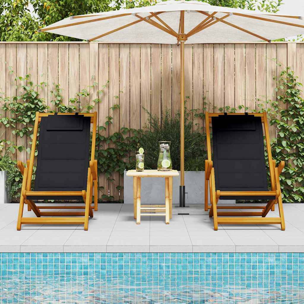 Prolenta Premium - Chaise bois composite Prolenta Naturel 61.5 X 123 X 82 cm 1-personnes - P95094N - Image 2