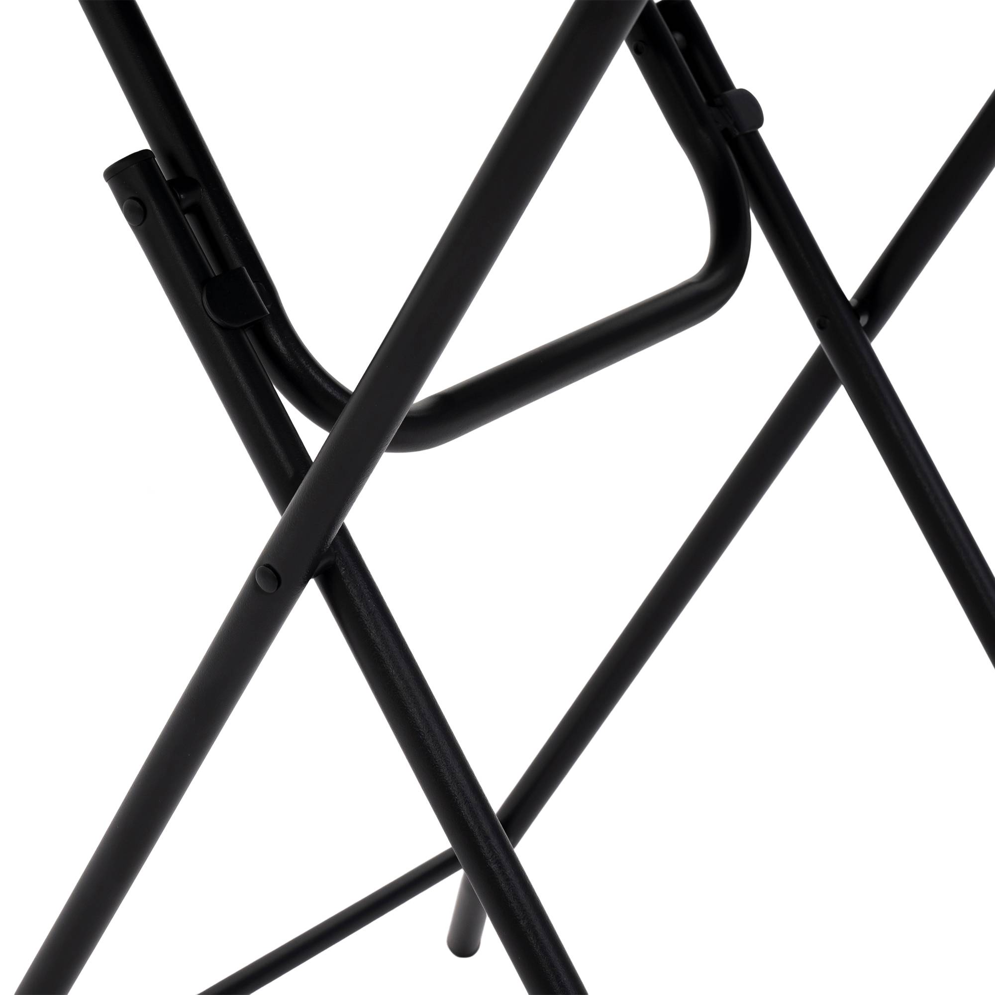 Ensemble Table et Chaise de Jardin avec 1 Table et 2 Chaises pliantes Acier Noir - Image 7