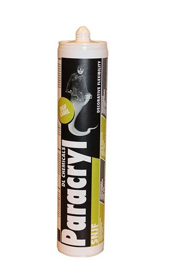 Mastic acrylique Paracryl DL CHEMICALS - Cartouche de 310 ml - Blanc - Lot de 25 - 30002000