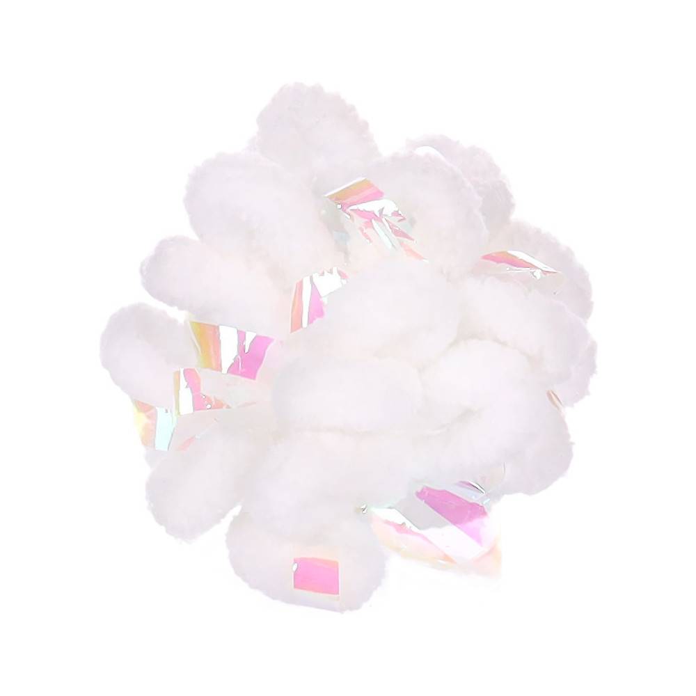 1 Balle NEVA blanche ø 5.5 cm. jouet pour les chats - Image 1