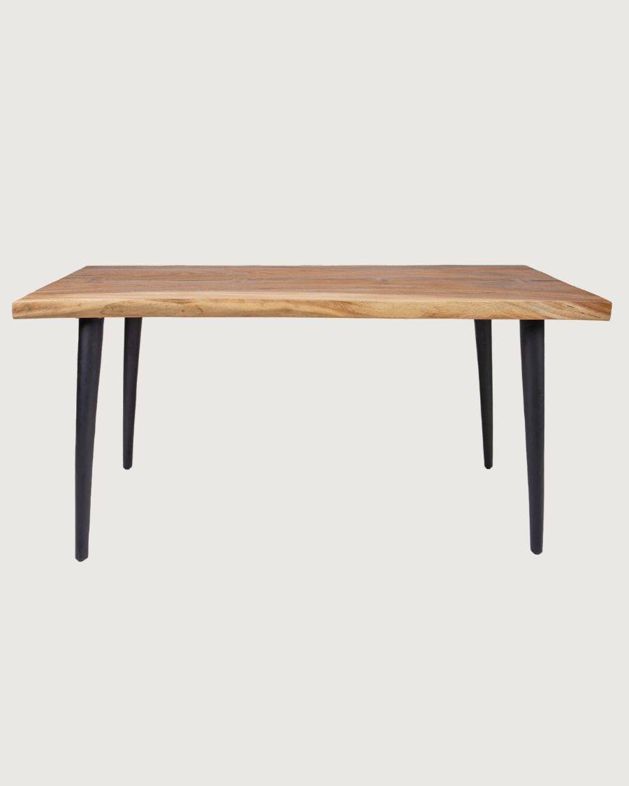 Kanpur - Table repas en suar massif L160 cm 6 pers. - UNIQKA - Image 1